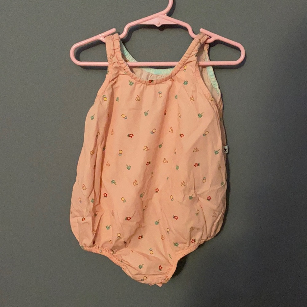 Bubble onesie outfit.